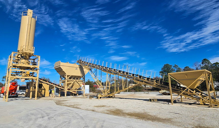 NEW JEL Accumulator Stationary Concrete Batch Plant equipment image 2